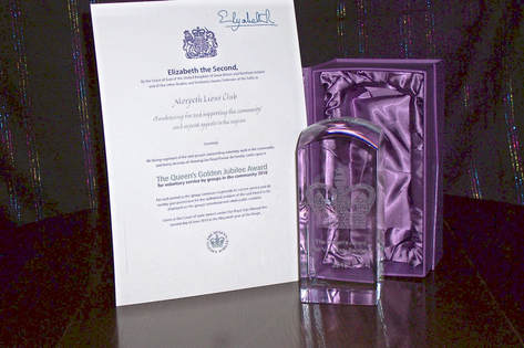 Certificate for Queen's Award